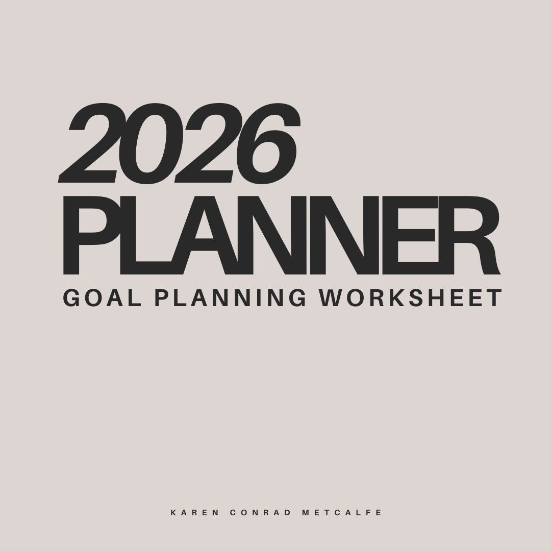 2026 Goal Planning Worksheet