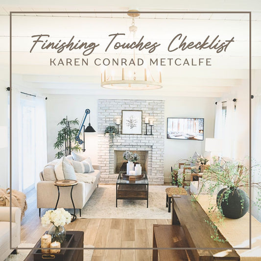 Finishing Touches Checklist