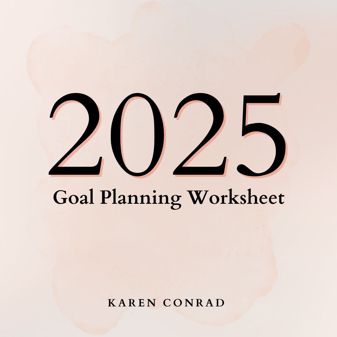 2025 Goal Planning Worksheet